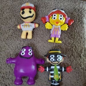 Mcdonalds Complete Set of 4 Cactus Plant Flea Market Adult Happy Meal